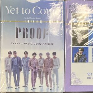 BTS Purple and Blue K-pop Photo Card Collection
